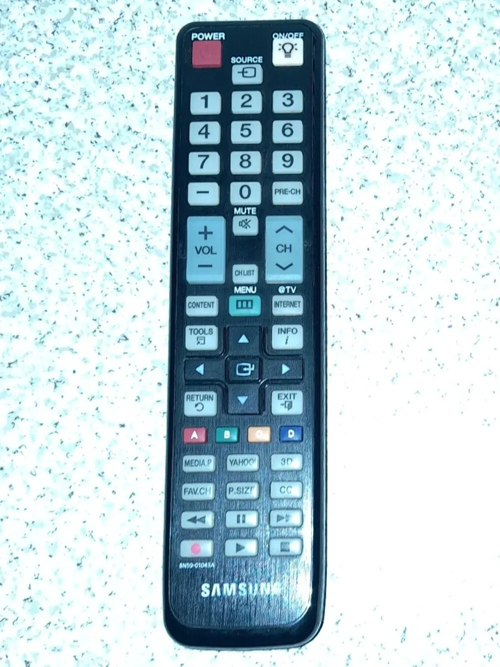 Authentic Samsung TV Remote Control with Backlight Option for Model LN26C350D1D